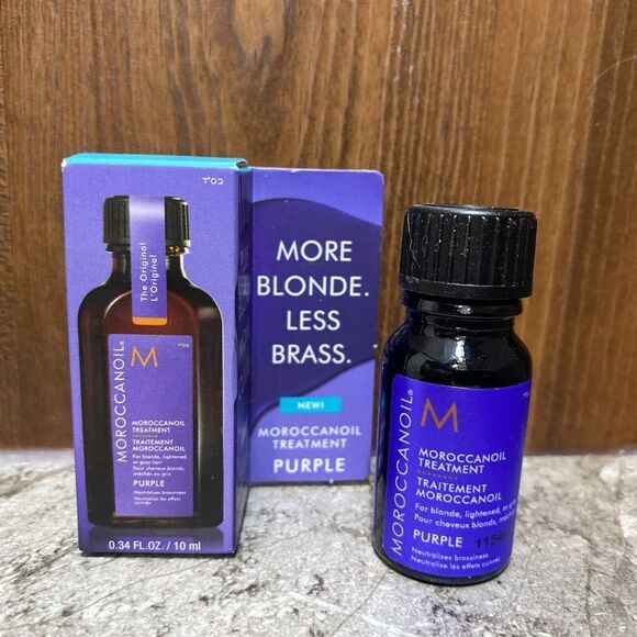 Moroccanoil The Original Moroccan Oil Treatment .34oz Travel Size Purple Formula - Picture 1 of 4